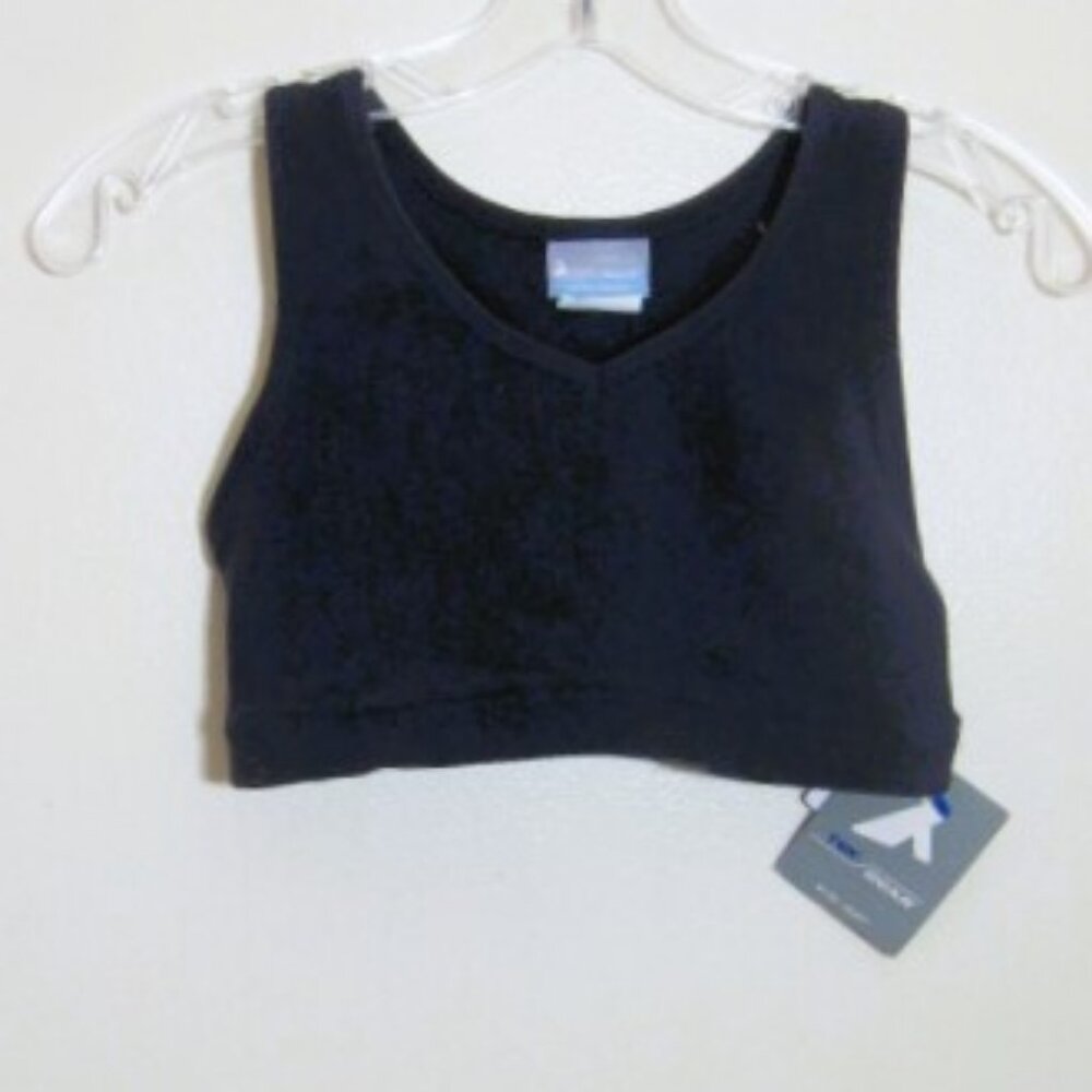 TEX GEAR~Misses Girls Size Small~Sport Bra~W/Lycra~Navy Blue~Active Wear~New/Tag